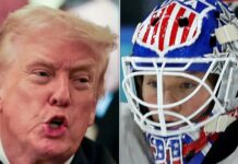 Трамп нагородив медаллю Свободи воротаря чоловічої збірної з хокею, обійшовши жіночу команду