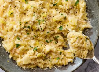 Швидке та ніжне лимонне орзо: незамінна вечеря за 30 хвилин